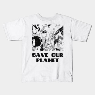 Save our planet Kids T-Shirt